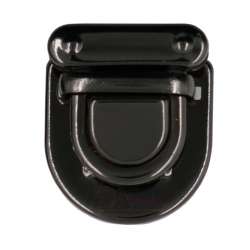 Frog Clasp for Bags 02 - Black