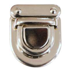 Frog Clasp for Bags 04 - Silver