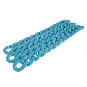 Acrylic Chains for Bags 2. Wide - Turquoise 30 cm